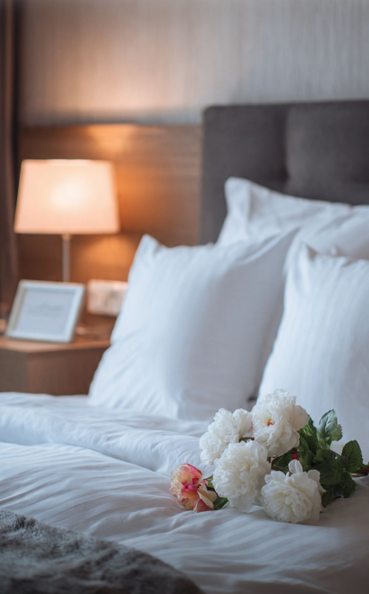 Bedroom finished to a spotless, inventory-ready standard
